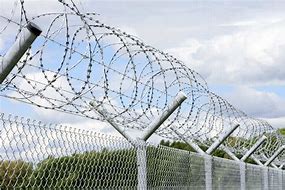 Image result for Barbed Wire Fence Gate
