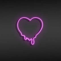 Image result for Pink Dripping Neon Heart