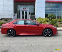 Image result for Black Red Rims Camry XSE