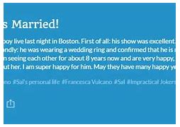 Image result for Sal Vulcano Impractical Jokers Girlfriend