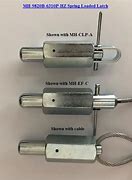 Image result for Spring Loaded Pins Latching Pin