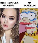 Image result for Makeup Melting Meme
