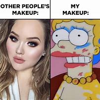Image result for Meme Makeup Is Fake