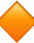 Image result for Large Orange Diamond Emoji