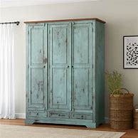 Image result for Teal Blue Armoire