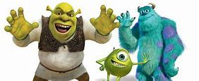Image result for Shrek and Monsters Inc