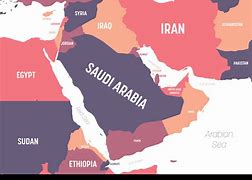 Image result for Map of Middle Eastern Countries