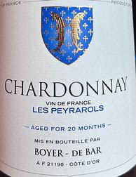 Image result for Boyer Bar Chardonnay Peyrarols