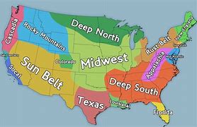 Image result for Texas Map Deep South Culture