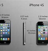 Image result for iPhone 4S vs 5S Size Comparison