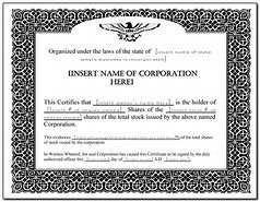 Image result for Sample Stock Ledger and Certificate