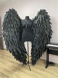 Image result for Black Angel Wings Cosplay
