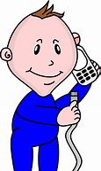 Image result for Cartoon Baby with Cell Phone
