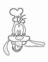 Image result for Goofy Tattoo Stencil