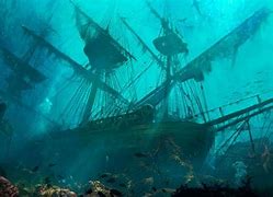 Image result for Underwater Sunken Pirate Ships