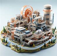 Image result for Miniature Factory Models