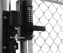 Image result for Lock for Chain Link Fence