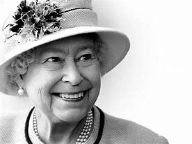 Image result for Queen Elizabeth II Black and White