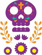 Image result for Day of the Dead Painted Skulls