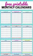 Image result for Monthly Planning Calendar Template