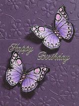 Image result for Happy Birthday Purple Butterfly