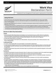 Image result for French Visa Declaration Not to Work Templates