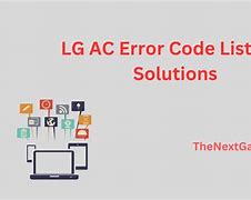 Image result for LG Error Code List