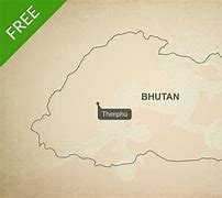 Image result for Bhutan Blank Map