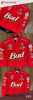 Image result for Budweiser NASCAR Jacket