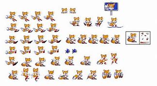 Image result for Sonic/Tails Sprite Sheet