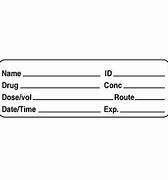 Image result for Medication Storage Label