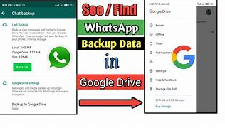 Image result for Find My Whats App Backup On Google Drive