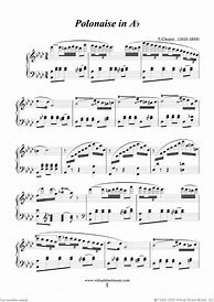 Image result for Chopin Polonaise Heroic Sheet Music