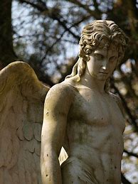 Image result for Male Guardian Angel Statue