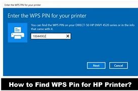 Image result for Pin WPS Impresora HP