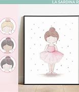 Image result for Pink Ballerina Wall Art