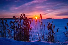 Image result for Winter Sunset Wallpaper 4K