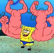Image result for Spongebob SquarePants Muscles