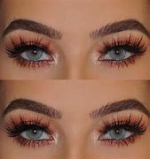 Image result for Red Contacts On Brown Eyes