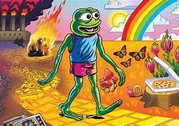 Image result for Terrifyed Frog Meme