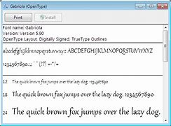 Image result for Microsoft Font Names