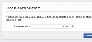 Image result for Facebook Account Password Change