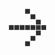 Image result for Pixelated Arrow Sign