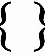 Image result for Curly Bracket Thing