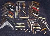 Image result for Sliding Blade Pocket Knife