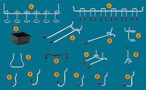 Image result for Heavy Duty Pegboard Hooks