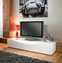 Image result for TV Stand Cabinet White Gloss