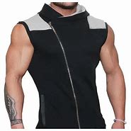 Image result for Sleeveless Hoodie Punk