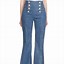 Image result for High-Waisted Bell Bottom Jeans