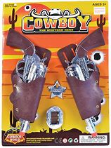 Image result for Toy Cowboy Gun and Holster Set